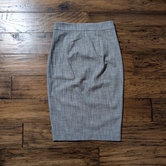 New RW&CO pencil skirt grey crosshatch size 0 - Picture 12 of 16